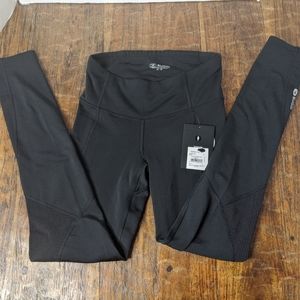 Sugoi midzero zap tights reflective tights for cycling. Not padded. Large black